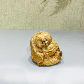 元宝佛竹根雕°z0441y08