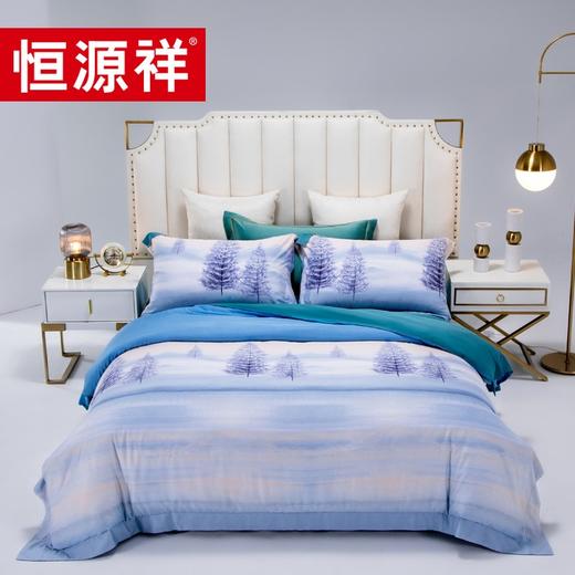 恒源祥礼业TBK3033静溪天丝四件套 静溪 200*230cm 商品图0