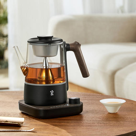 【鸣盏喷淋式煮茶器】家用新款一体式全自动小型煮茶炉老白茶养生壶 商品图0