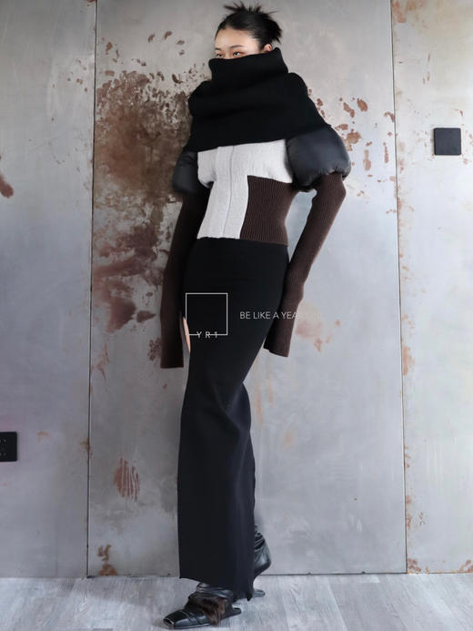 RickOwens | 头套式羊毛披肩围脖 商品图3