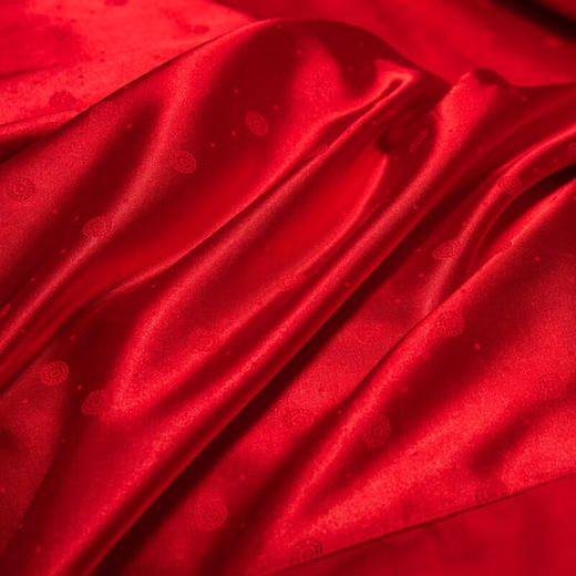 恒源祥（HYX） 恒源祥礼业TBK1007喜结良缘仿真丝四件套  200*230cm 商品图2