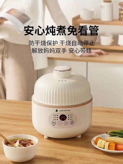 9楼母婴生活馆 小白熊微电脑隔水电炖盅0.8L 吊牌价：259元 活动价：179元 商品图3