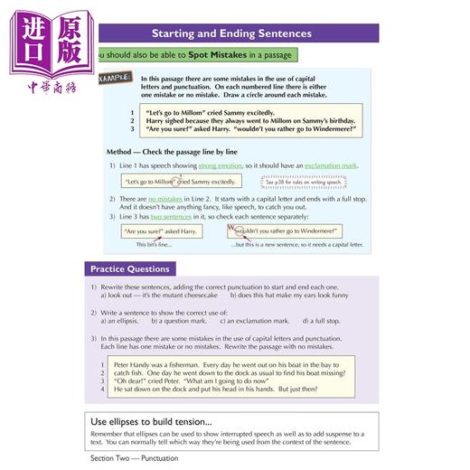 【中商原版】英国CGP New 11+ GL English Complete Revision and Practice Ages 10-11 with Online Edition 商品图4