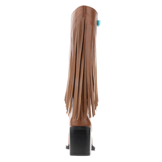 sheme张靓颖同款高原狂想曲系列流苏休闲帅气女士长靴可定制 商品图9