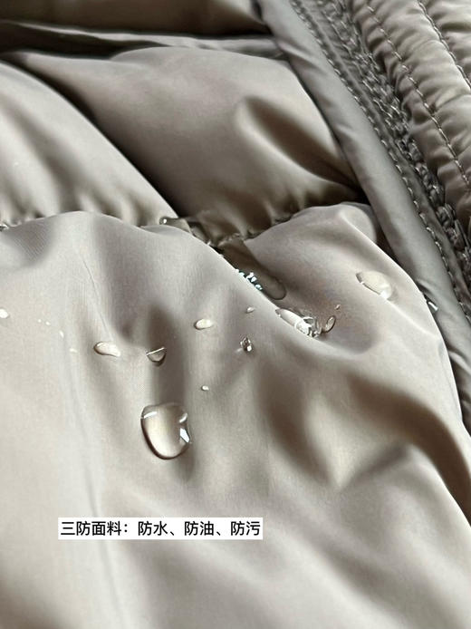 JN江南-蓬松饱满90白鸭绒三防面料可拆卸连帽羽绒服【包/清仓不退不换。 商品图12