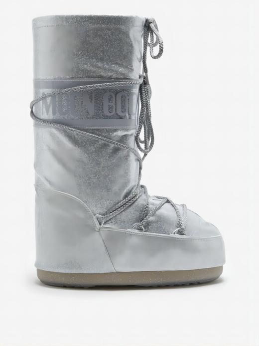 Moon Boot - Mb Icon Glitter - Silver - 女士 - 雪地靴 - 银色 商品图2