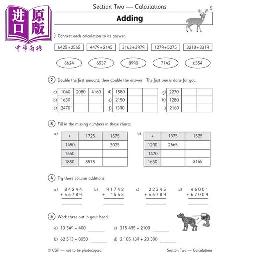 【中商原版】英国CGP KS2 Maths Workout - Year 6 商品图3