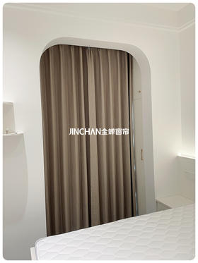 网购窗帘安心下车！民宿感奶茶色yyds