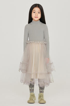 jnby  23年冬款  长袖毛衫连衣裙  1NAG12920