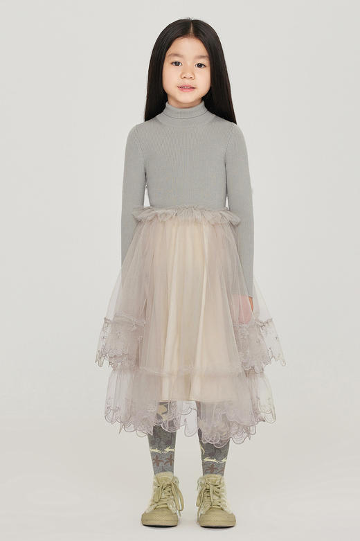 jnby  23年冬款  长袖毛衫连衣裙  1NAG12920 商品图0