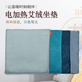 【第二代新升级500g艾绒内胆 唐韵宛枫绒面电加热艾绒坐垫】艾灸保暖更舒适 触感舒适 透气性好 四季皆可用