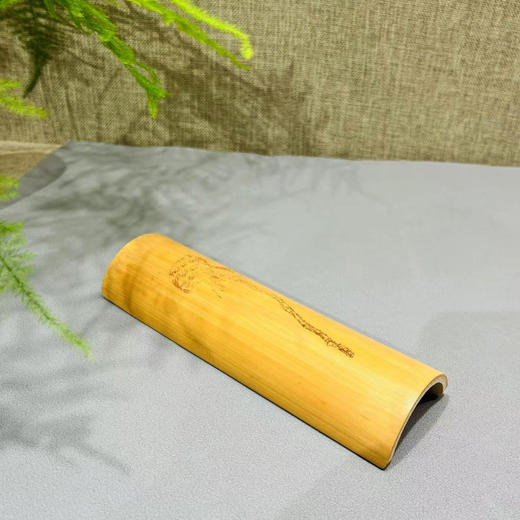 浅雕莲蓬竹茶则 商品图0