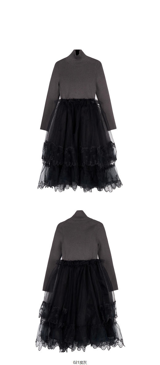 jnby  23年冬款  长袖毛衫连衣裙  1NAG12920 商品图9