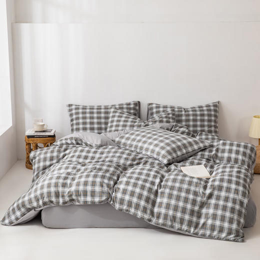 無印麻小棉四件套-缤果时光    MUJI-TJ23-67 商品图0