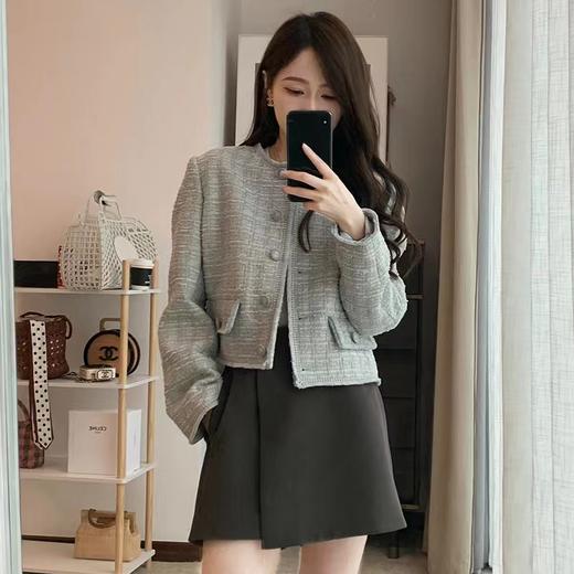 金蘑菇菇【法式香街】黑标线！高级定制羊毛香香外套 商品图1