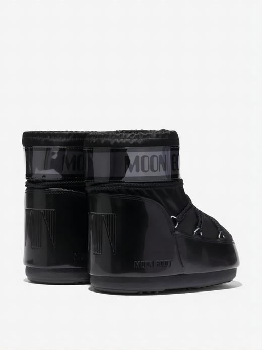 Moon Boot - Mb Icon Low Glance - Black - 女士 - 雪地靴 - 黑色 商品图3