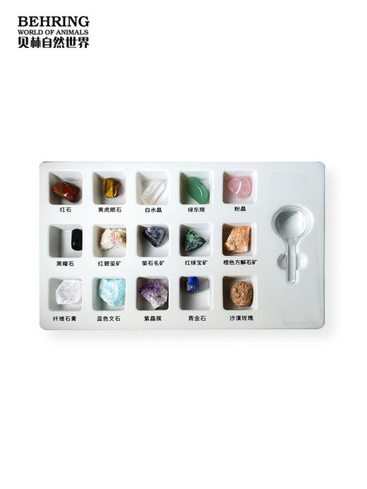 贝林自然世界BehringWorld科普玩具-我的矿物收藏-矿物礼盒儿童 商品图3