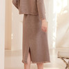 馥迦新中式毛边羊毛半身裙 商品缩略图5