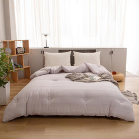 無印水洗全棉棉花被 MUJI-B22-69 灰色 200*230