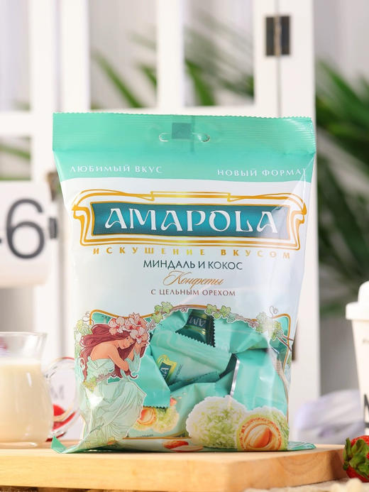 俄罗斯爱比克酥球扁桃仁椰蓉味120g 商品图0