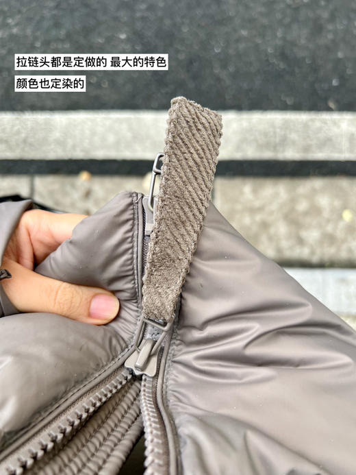 JN江南-蓬松饱满90白鸭绒三防面料可拆卸连帽羽绒服【包/清仓不退不换。 商品图14