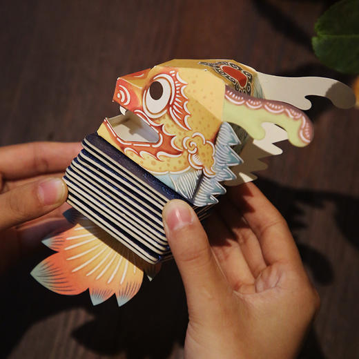 自然造物纸翻花玩具手工DIY材料包龙年亲子益智文创国潮新年礼物 商品图11