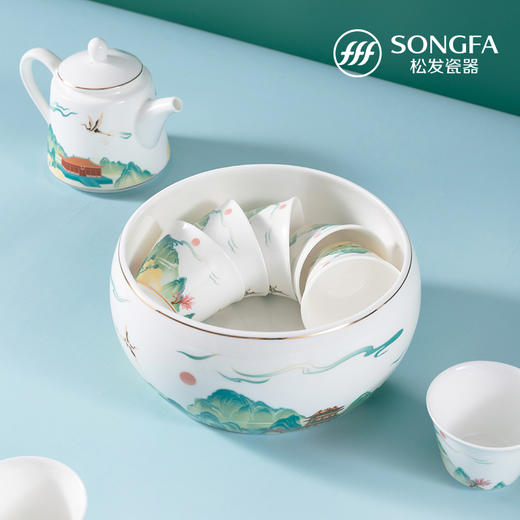 13头乐水仙山茶具套装 商品图2