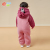 贝贝怡迪士尼联名冬季宝宝夹棉保暖连体衣婴幼儿连帽哈衣234L2090 商品缩略图5