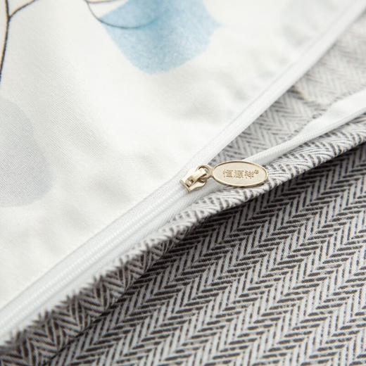 恒源祥（HYX）礼业TBK2017丛林花影澳绒四件套 200*230cm 商品图3