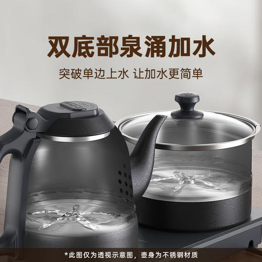 【爆款】吉谷TC008B双底部上水烧水壶全自动智能恒温家用多功能壶 商品图3