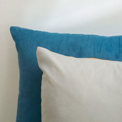 恒源祥（HYX）礼业TDK1003-3多功能办公室休闲靠垫（黄） 靠垫-兰 50*50cm 商品图2