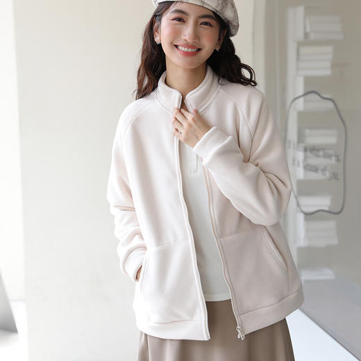 【摩登法则 摇粒绒外套】多个颜色 搭配不同风格 摇粒绒材质 柔软亲肤 商品图8