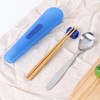 乐扣乐扣筷子勺子套装餐具三件套便携旅游不锈钢上班族学生HPL103 商品缩略图1