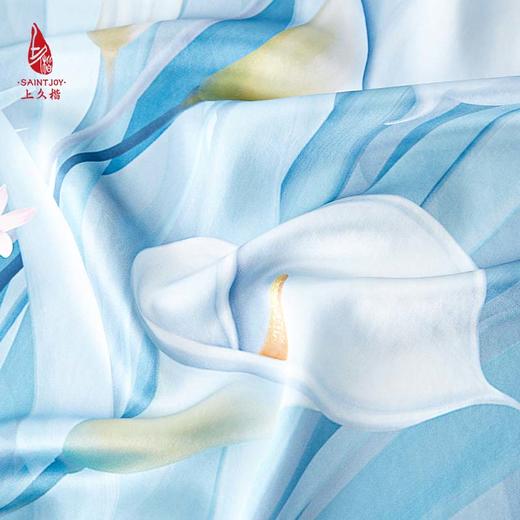 SAINTJOY/上久楷真丝披肩 女式真丝披肩  忆花间曲 PJS23003 商品图12