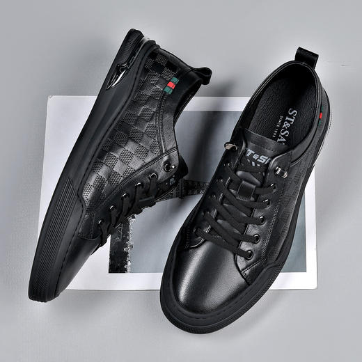 星期六男士舒适柔软格纹休闲鞋SS23122074 商品图7