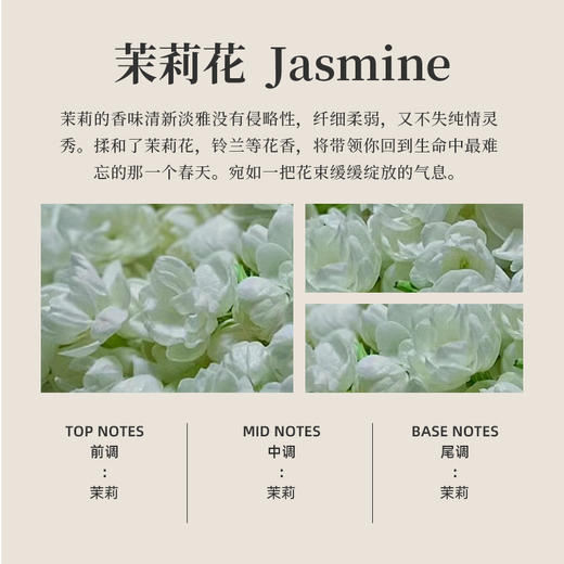 好莱舒汽车香水 无酒精安全除臭车载香水室内香氛车用茉莉花香味100ml 商品图3