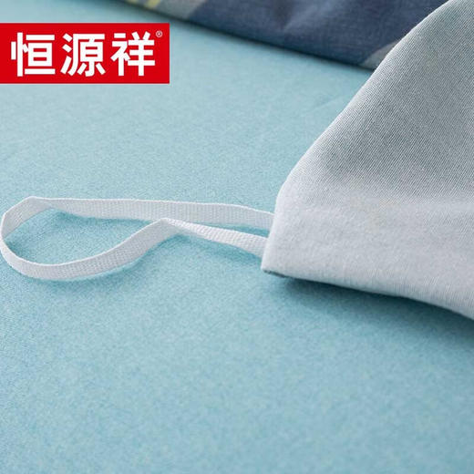 恒源祥礼业TBK2020莱德磨毛四件套加厚秋冬双人套件 1.5m（被套：200*230cm） 商品图2