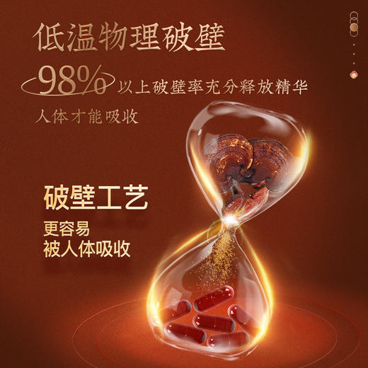 【官方正品】云南白药养之素破壁灵芝孢子粉胶囊0.4g*24粒*2瓶礼盒装三萜含量7.5%增强免疫力送礼送长辈 商品图3