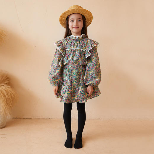 JOANNALONNG Kid's 天鹅绒彩色连裤袜 商品图1