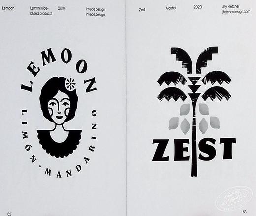 【中商原版】Food & Drink Logos 进口艺术 食物与饮品的商标 商品图6