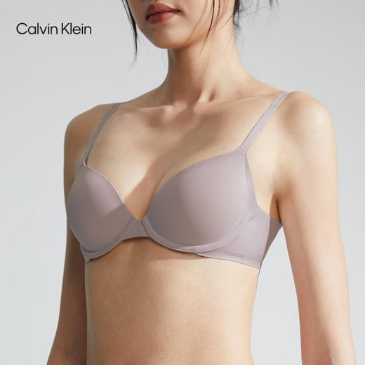 【海南专供价】CKU新款女士纯色舒适薄衬垫无痕全罩杯文胸QF7321AD 商品图4