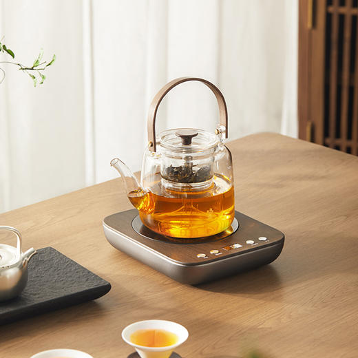 【鸣盏智能电陶炉】家用小型煮茶壶新款烧水壶电茶炉煮茶器泡茶养生壶 商品图0