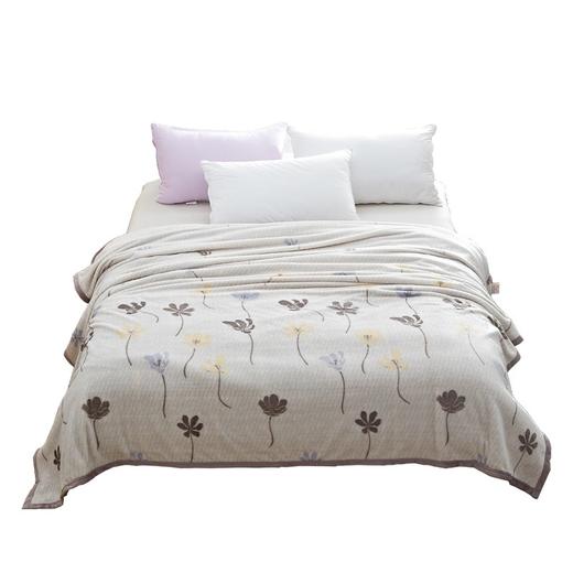 恒源祥（HYX） 恒源祥礼业TLS1010-9栀子花开绒毯 栀子花开 180*200 商品图1