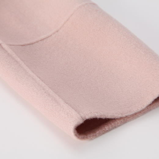 NH956斯尔丽23冬季新款中国风盘扣流苏短款宽松小个子显瘦大衣 商品图4