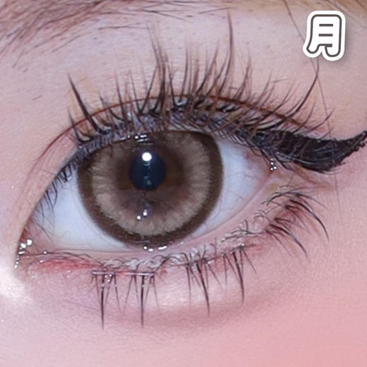 #LM006 焦糖可可 14.5mm 基弧8.8【1片装】国产精品 / 月抛 商品图0