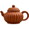 《朱泥菊瓣壶》 高永伟 工艺美术师、笔名少伯、青年陶刻家、工艺美术学会会员、宜兴紫砂行业协会会员 商品缩略图5