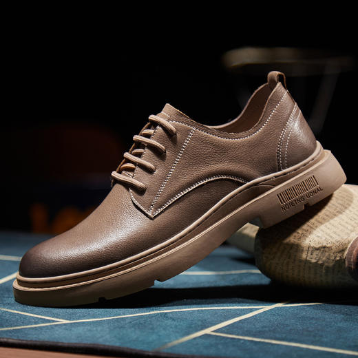 星期六男士复古擦色商务皮鞋SS23122055 商品图5