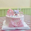 女孩款 可爱凯蒂猫 少女心 粉色蝴蝶结蛋糕HELLO KITTY 商品缩略图0