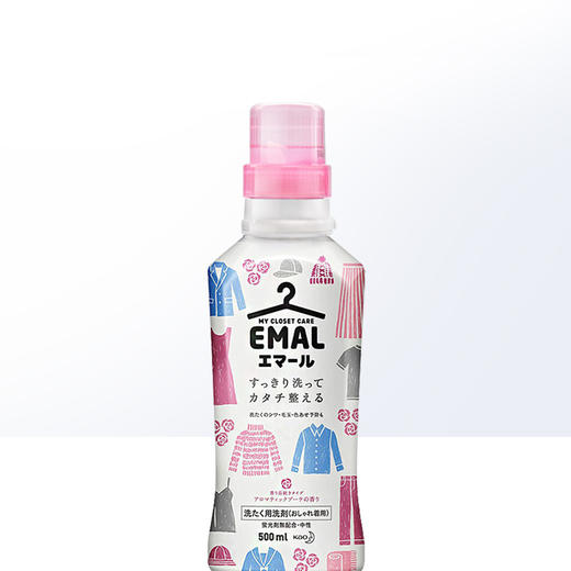 花王中性防收缩洗衣液（玫瑰）500ml 商品图1