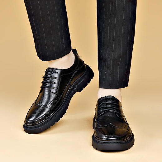 星期六男士英伦风布洛克真皮皮鞋SS23122090 商品图6